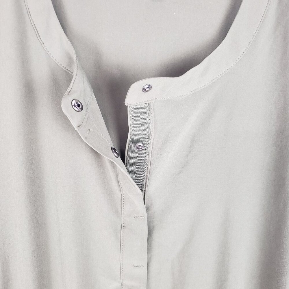 Talbots Lightweight Stretch Stand Collar Dress Ol… - image 7